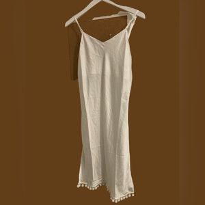 Love for Robe x A+G White Mini Slip Dress- STUNNING-NWT!